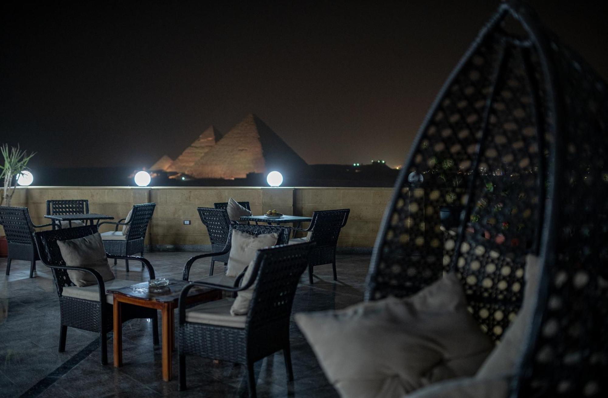 Gardenia Pyramids view inn Nazlet el-Sîsi Exteriör bild
