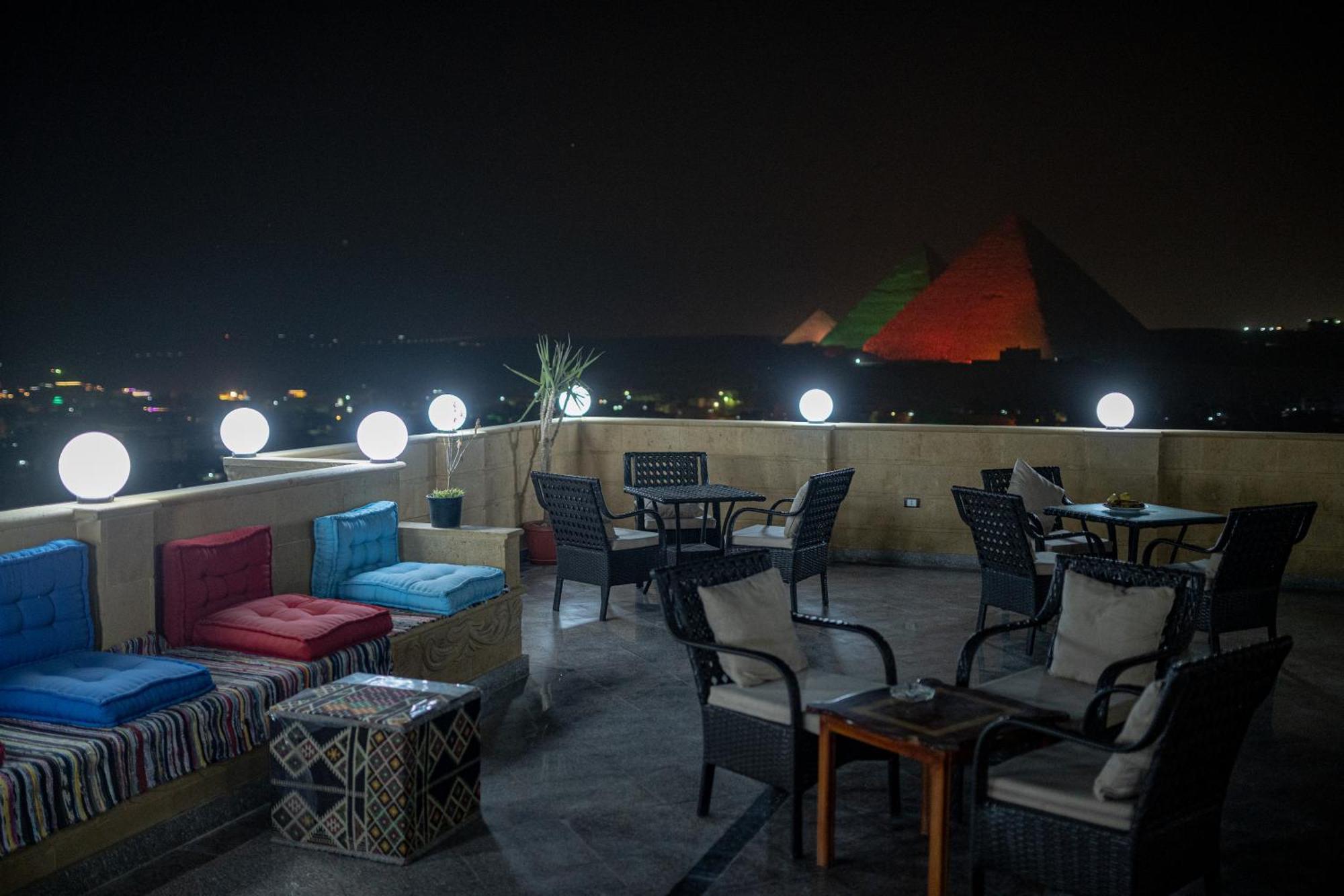 Gardenia Pyramids view inn Nazlet el-Sîsi Exteriör bild