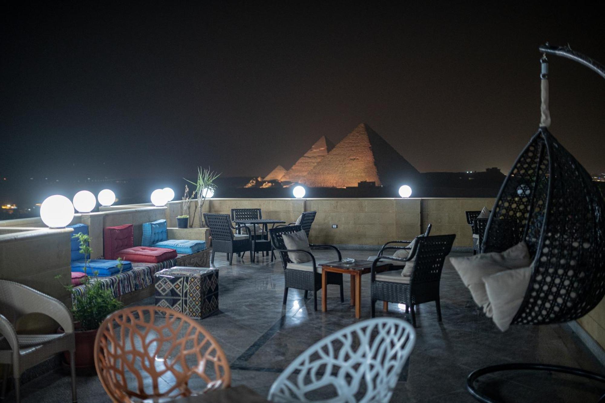 Gardenia Pyramids view inn Nazlet el-Sîsi Exteriör bild